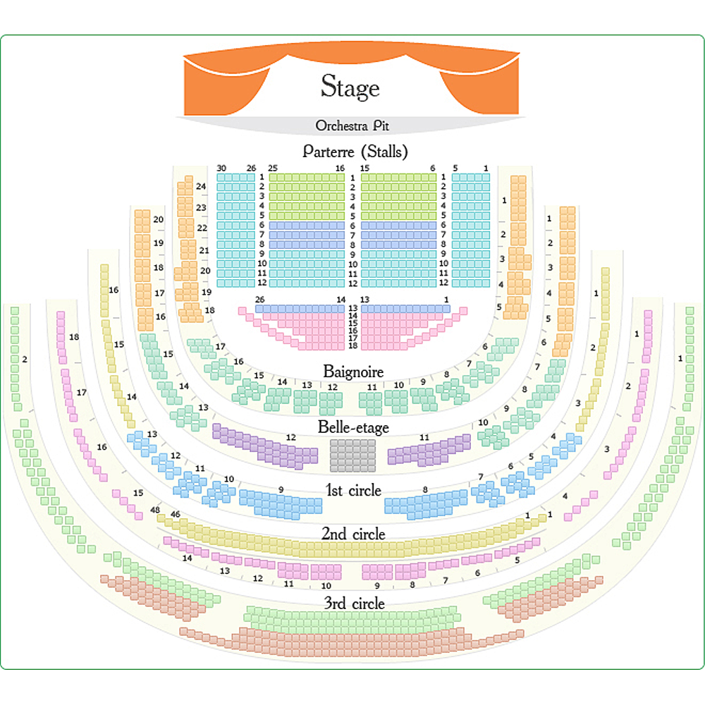 Схема зала мариинского театра новая сцена с местами