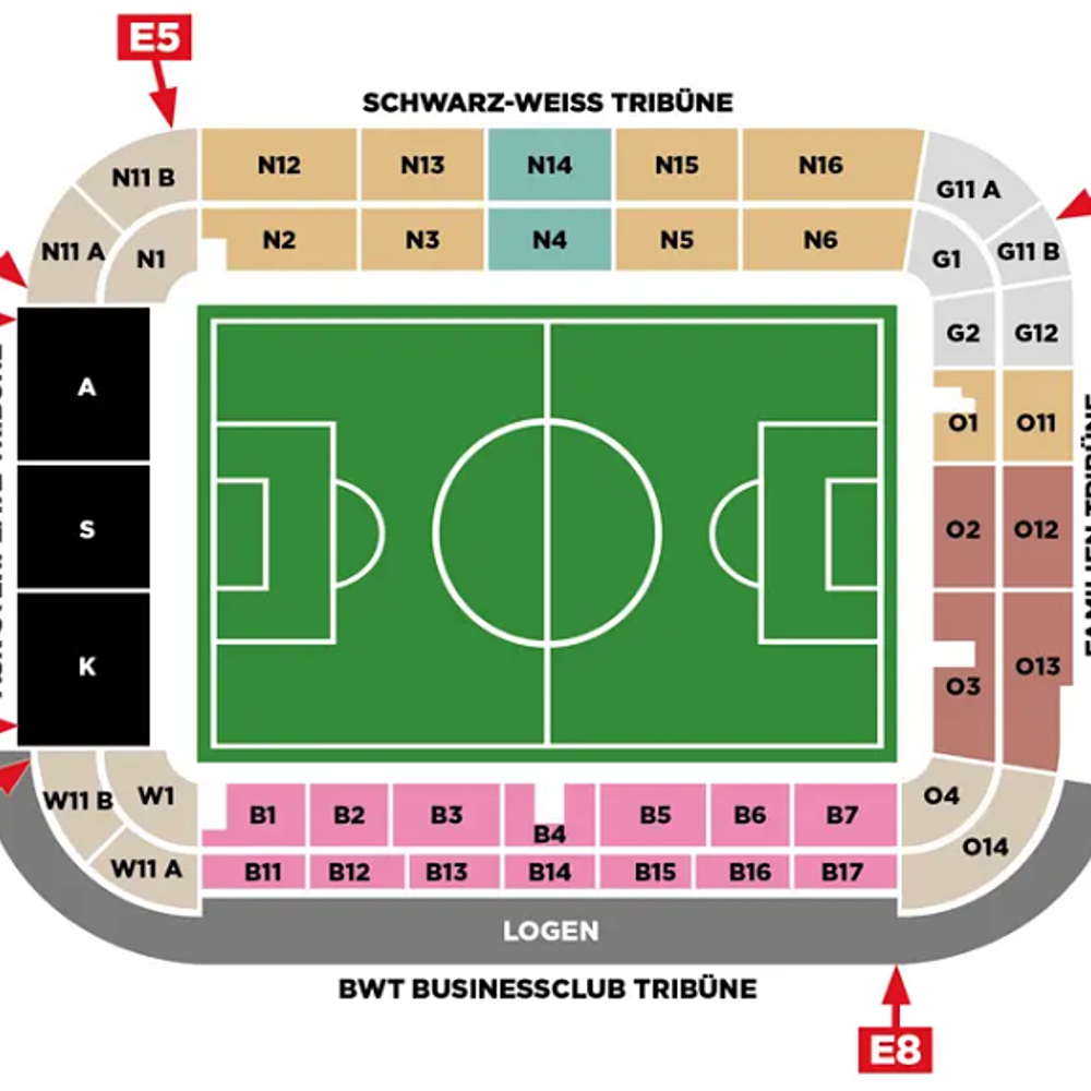 Raiffeisen Arena Linz / LASK