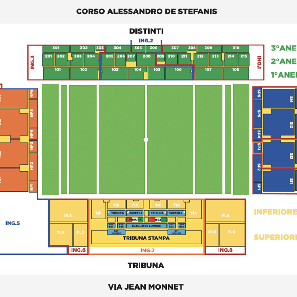 Stadio Luigi Ferraris, Genoa Rugby