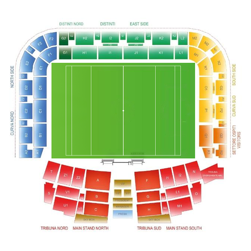 Bluenergy Rugby Stadium, Udine